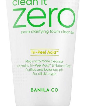 Banila Clean Zero Pore Clarifying Foam Cleanser 150 - Banila Co Beautylife  - 8809560228204
