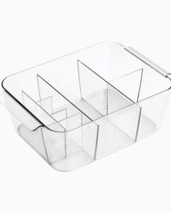 Transparent Organizer Til Makeup Med Rum 18cm 2cm 3cm Nora - Idesign Beautylife