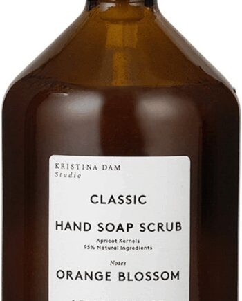 Brun Exfolierende Håndsæbe Kristina Dam Classic Ø8 Med Abrikoskerner Aloe Vera & Appelsinblomst - Kristina Dam Beautylife  - 5701566500205