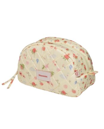 Rød/Roses And S Maanesten Makeup Taske Medium Roses And Shells - Maanesten Beautylife  - 5715336012416