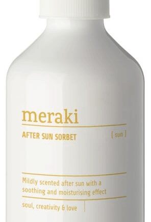 Hvid After Sun Sorbet Meraki Mildly Scented Solpleje 275 - Meraki Beautylife  - 5707644718654