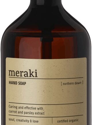Sort Håndsæbe Meraki Northern Dawn Cosmos Ecocert Certificeret økologisk Sæbe Ø7 - Meraki Beautylife  - 5707644528048