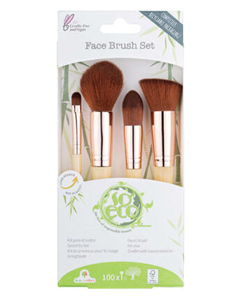 Veganskso Eco Makeup Brush Sæt Til Ansigtet - So Eco Beautylife  - 5060226334537