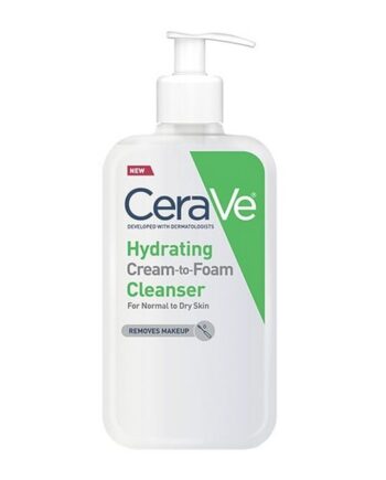 Cerave Hydrating Cream Foam Cleanser Normal Dry Skin 236 - Cerave Beautylife  - 3337875743563