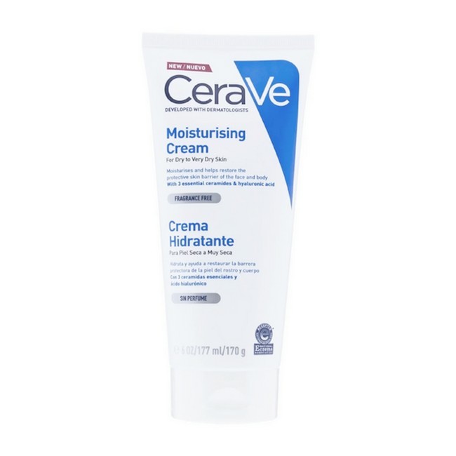 Cerave Moisturising Cream Dry Very Dry Skin 177 - Cerave Beautylife  - 3337875598996