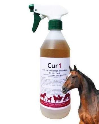 Cur1 Hudpleje Til Hest Hund Kat Til Hudproblemer Sår - Vetcur Biotec Beautylife  - 5704202000213