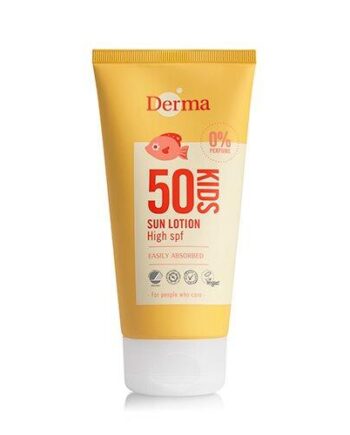 Derma Kids Sollotion Spf50 150ml - Derma Beautylife  - 5709954039719