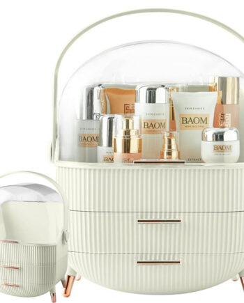 Elegant Kosmetik Makeup Holder Med Skuffer Håndtag - We Do Better Beautylife  - 5907451353332