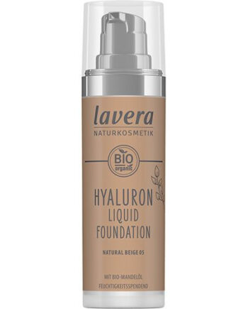 Lavera Foundation Natural Beige Hyaluron Liquid - Lavera Beautylife  - 4021457646814