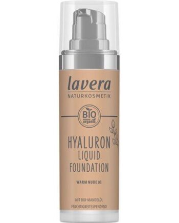 Lavera Hyaluron Liquid Foundation Warm Nude 30ml - Lavera Beautylife  - 4021457645350