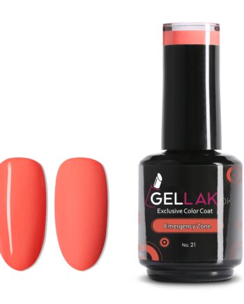 Orange Gel Neglelak Emergency Zone Gellak - Gellak.dk Beautylife