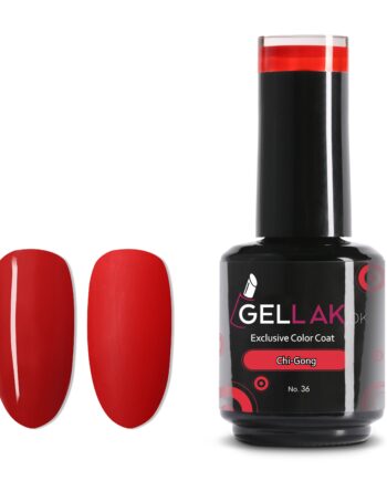 Rød Gel Neglelak Chi Gong Gellak - Gellak.dk Beautylife