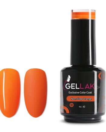 Neon Orange Gel Neglelak Non Stop Orange Gellak - Gellak.dk Beautylife