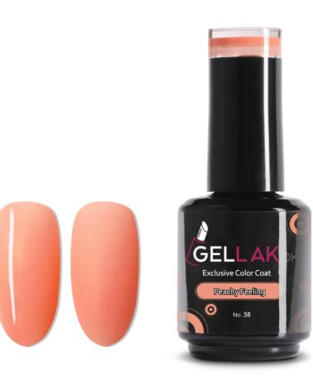 Fersken Gel Neglelak Peachy Feeling Gellak - Gellak.dk Beautylife
