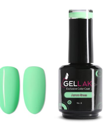 Grøn Gel Neglelak Mint Aurora Green Gellak - Gellak.dk Beautylife