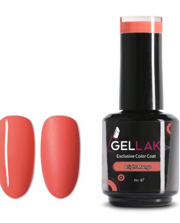 Orange Gel Neglelak Bright Mango Gellak - Gellak.dk Beautylife