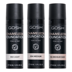 Gosh Chameleon Foundation Flere Farver - Gosh Copenhagen Beautylife  - 5711914159801
