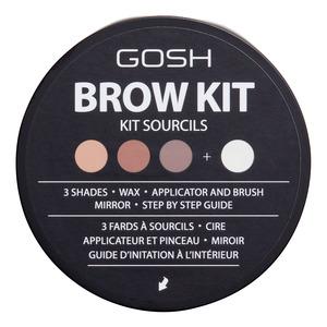 Gosh Eye Brow Kit Stk - Gosh Copenhagen Beautylife  - 5701278619004