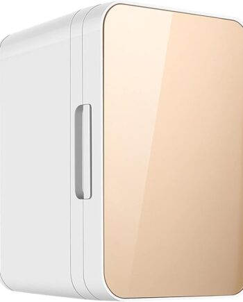 Guld Mini Køleskab Perfekt Til Drikkevarer Hudpleje - We Do Better Beautylife