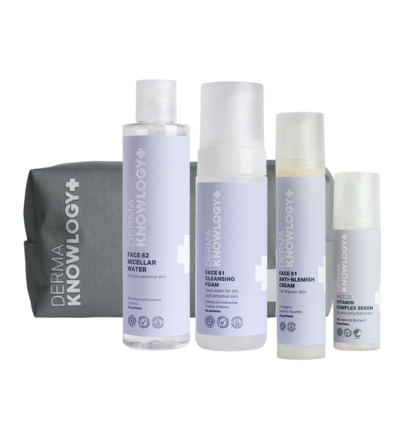 Dermaknowlogy Hudplejesæt Til Uren Hud Ansigtet - Dermaknowlogy Beautylife  - 5709954040395