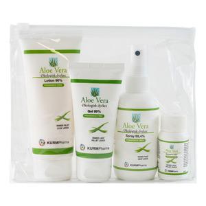 Kurm Aloe Vera Travelkit Sæt - Kurm Pharma Beautylife  - 5705358300233