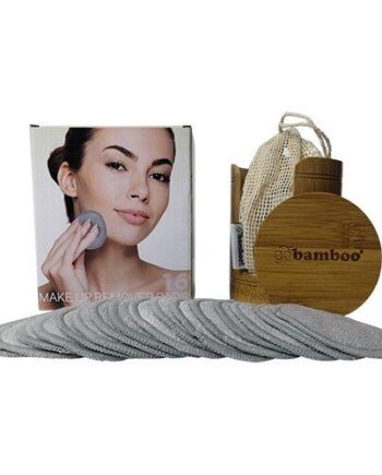 Bamboo Make Remover Genanvendelig Stk - Goâbamboo Beautylife  - 7090033572110