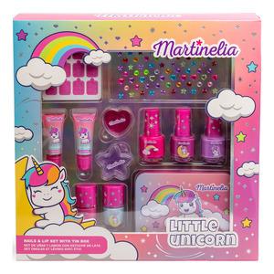 Martinelia Little Unicorn Nail & Lip Set With Tin Box Stk - Martinelia Beautylife  - 8436622270750