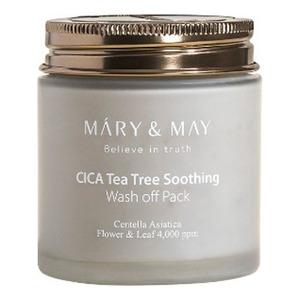 Maryampmay Cica Teatree Soothing Wash Off Pack 125 - Mary&may Beautylife  - 8809670681579