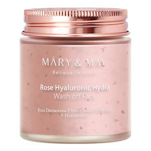 Maryampmay Rose Hyaluronic Hydra Wash Off Pack 125 - Mary&may Beautylife  - 8809670681586