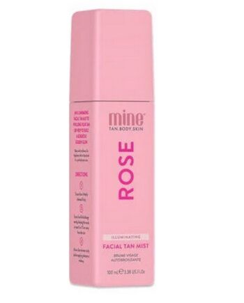 Minetan Rose Mist Illuminating Face Tan Spray 100 - Minetan Beautylife  - 9347108049151