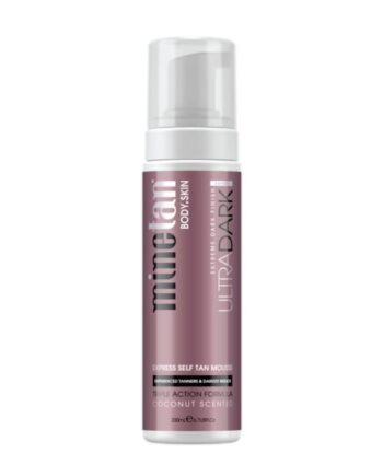 Dark Brown Minetan Ultra Dark Express Self Tan Mousse 200 - Minetan Beautylife  - 9347108004235