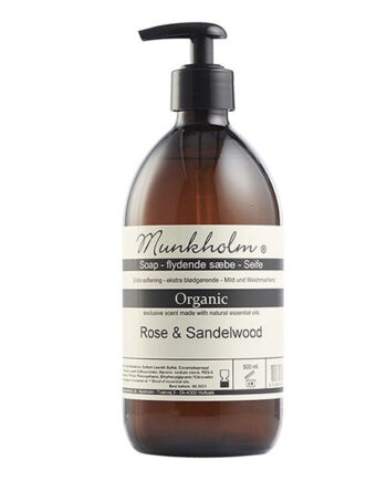 Rose Munkholm øko Håndsæbe & Sandelwood 500ml - Munkholm Beautylife  - 5712953003513