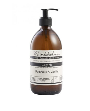 Munkholm øko Håndsæbe Patchouli & Vanille 500ml - Munkholm Beautylife  - 5712953002967