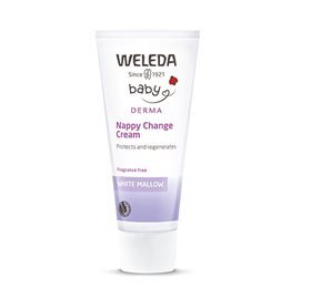 Hvid Weleda Nappy Change Cream White Mallow 50ml - Weleda Beautylife  - 4001638096652