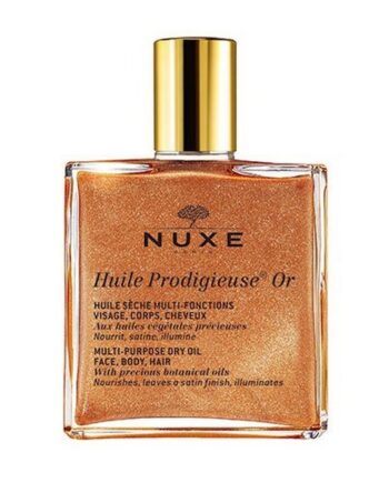 Glitter, Guld ( Nuxe Huile Prodigieuse Gold Dry Oil 100 - Nuxe Beautylife  - 3264680009778