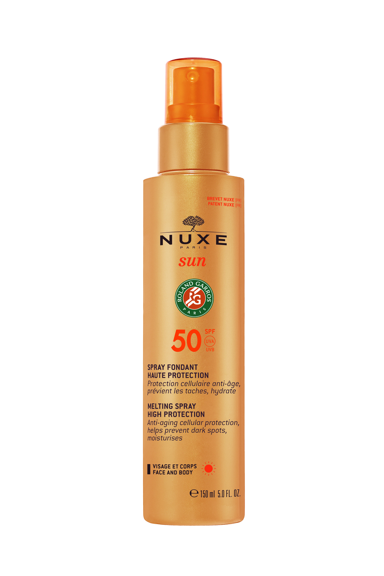 Nuxe Sun Melting Spray Spf50 150ml - Nuxe Beautylife  - 3264680011443