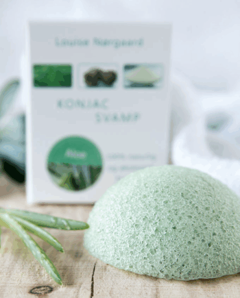 Organic Konjac Aloe Vera Svamp - Organic Konjac Beautylife