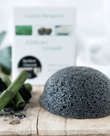 Organic Konjac Bamboo Charcoal Svamp - Organic Konjac Beautylife