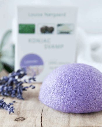 Organic Konjac Lavendel Svamp - Organic Konjac Beautylife