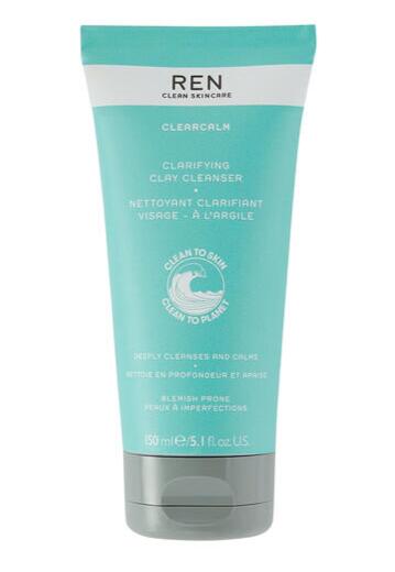 Ren Clean Skincare Clearcalm Clarifying Clay Cleanser 150ml - Ren Skincare Beautylife - 5056264703381
