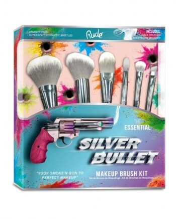 Rude Cosmetics Silver Bullet Makeup Brush Kit - Rude Cosmetics Beautylife  - 602989900007