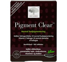 New Nordic Skin Care Pigment Clear 180 Tabletter - New Nordic Beautylife  - 5021807453832