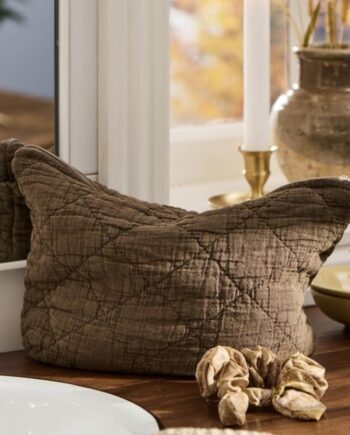 Toilettaske Quiltet Støvet Brun Laursen - Ib Laursen Beautylife  - 5709898370596