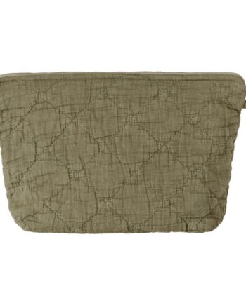 Grøn Toilettaske Quiltet Eucalyptus Laursen - Ib Laursen Beautylife  - 5709898386184