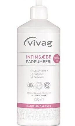 Vivag Intimsæbe Parfumefri 750ml - Vivag Beautylife  - 7310610029715